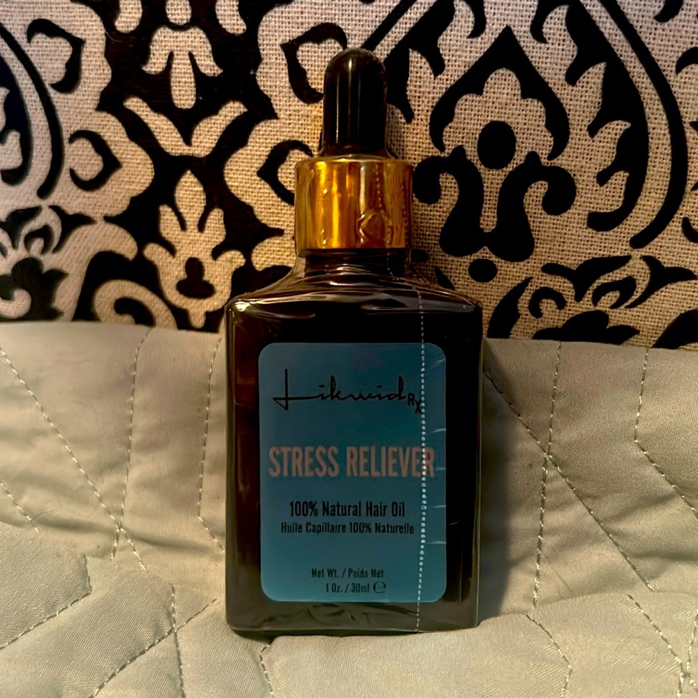 NWT Likwid Stress Reliever 💯 Natural Hair Oil, 30ml, plastic seal, cruelty free